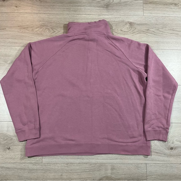 Pink Nike Quarter-Zip Sweatshirt Size Large - Picture 4 of 6